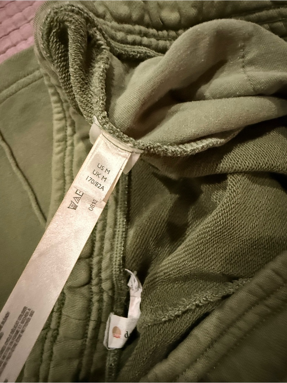 Daily Practice Cropped Olive Ankle Sweatpants - Women - Picture 5 of 6